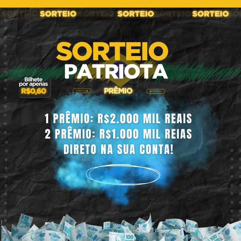 Sorteio Patriota 👈🏻🇧🇷